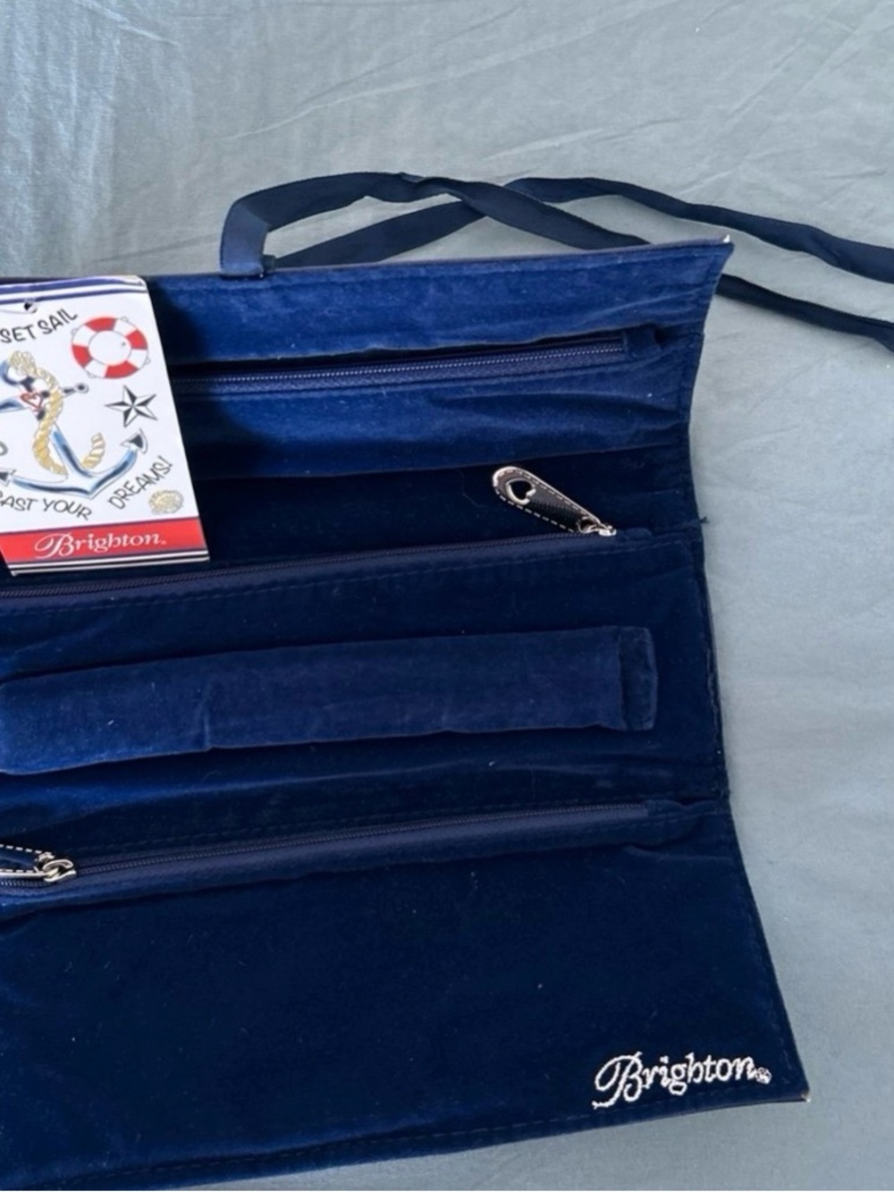 Brighton Nautical Anchor Cosmetic Bag NWT!